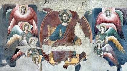 Pietro Cavallini, Giudizio Universale, Roma, Chiesa di Santa Cecilia, particolare