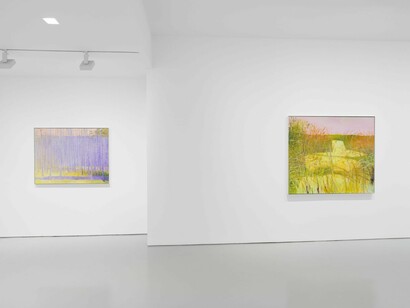 Wolf Kahn, exhibition view. Courtesy of Miles McEnery Gallery