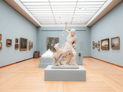 Various artists, Danish art 1780-1930, exhibition view. Courtesy of Glyptotek