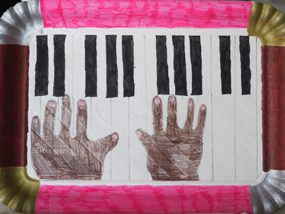 Opera di un alunno partecipante al progetto. Foto di Vittorio Nava