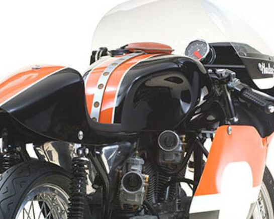 Racing Machines form the KR to the XR. Courtesy of Harley-Davidson Museum