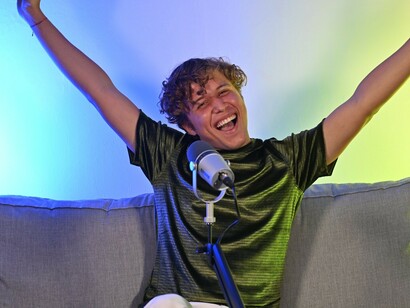 Erick White, conductor del podcast "Me puse a pensar"