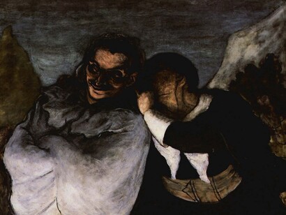 «Crispin y Scapin» (1865), Honoré Daumier