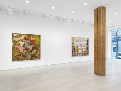 Bo Bartlett, exhibition view. Courtesy of Miles McEnery Gallery