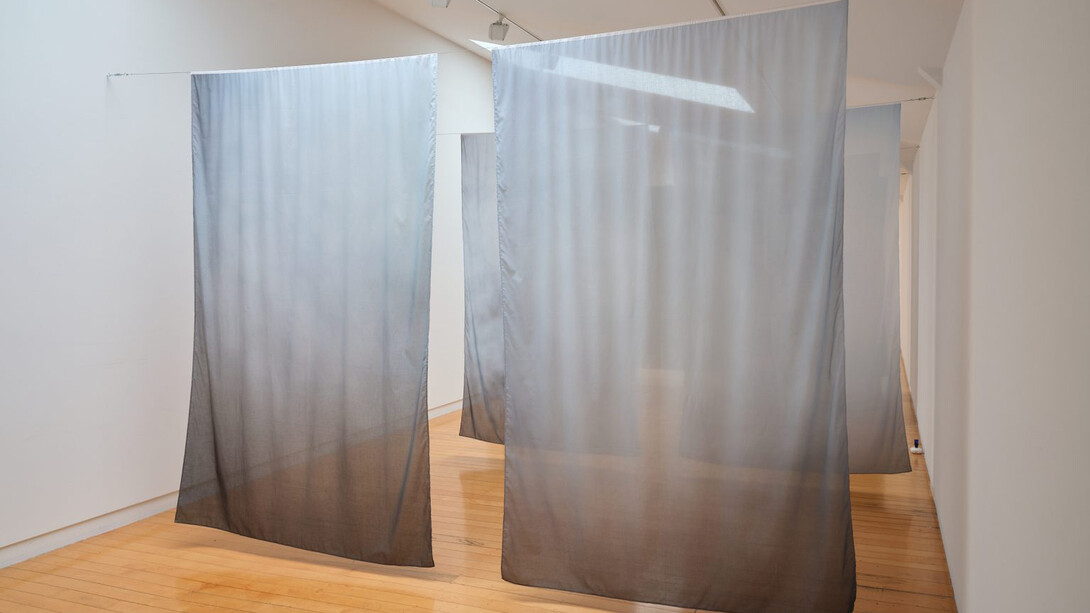 Conor Clarke and Jo Burzynska, Rongo, exhibition view. Courtesy of Two Rooms
