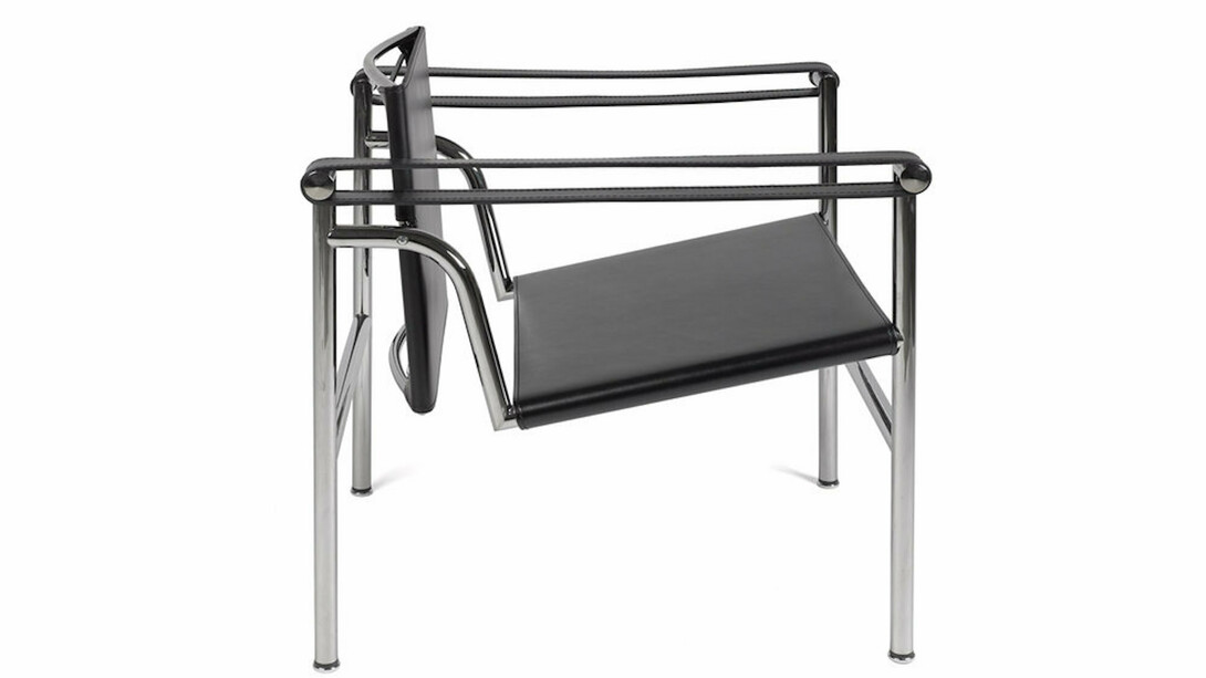 Le Corbusier chair, Designed by Charlotte Perriand, 1930. Courtesy of Science Museum