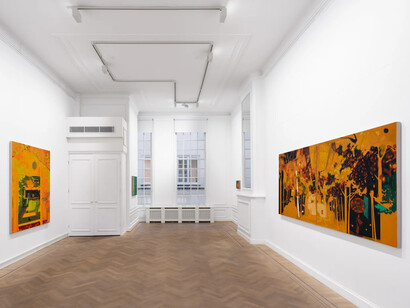 Hettie Inniss, The waiting room, exhibition view. Courtesy of GRIMM 