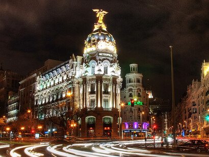 Gran vía, Madrid, España