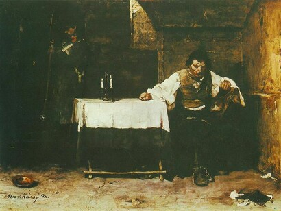 The Last Day of a Condemned Man by Mihály Munkácsy, Hungarian National Gallery, Hungary