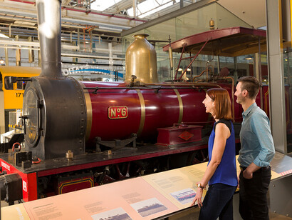 All aboard, exhibition view. Courtesy of Queensland Museum