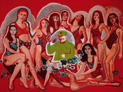 Yu Youhan, The World is Yours, 1994-5, acrylic on canvas, 158 x 117 cm. Courtesy of ShanghArt and the Artist