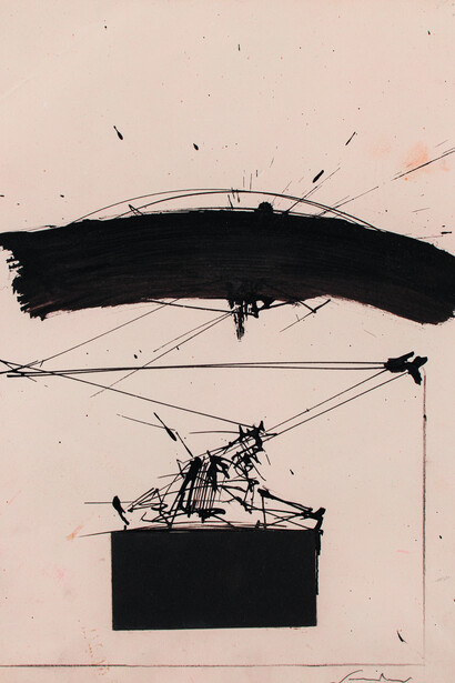 Mario Ramous, Scanavino, anni 60. Per gentile concessione di Accademia di Belle Arti di Urbino 