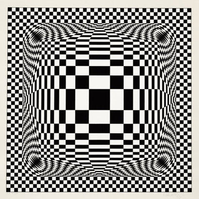 Victor Vasarely. Courtesy of Museo Thyssen-Bornemisza