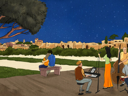 Illustrazione di Misa Lioce per il fumetto musicale "Nuits d'amour" (Notti d'amore)