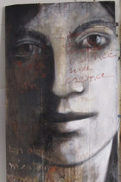Rossana Borzelli, Ton absence, dettaglio, 200 x 85 cm