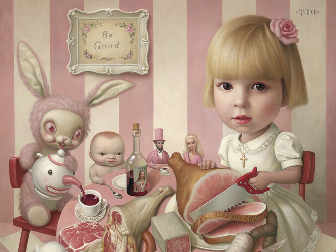 Mark Ryden, Rosies Tea Party. Courtesy Dorothy Circus Gallery