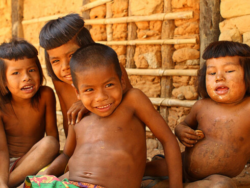 Meninos do Parque Indígena do Xingu