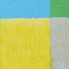David Scanavino, untitled (construction paper vrs 2), detail, 2013, archival pigmented paper pulp, 48 x 36 inches