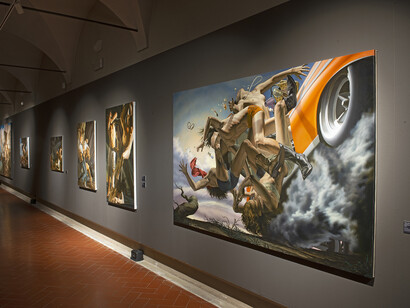 Nicola Verlato, Myth generation, vista della mostra. Per gentile concessione del LabOratorio degli Angeli