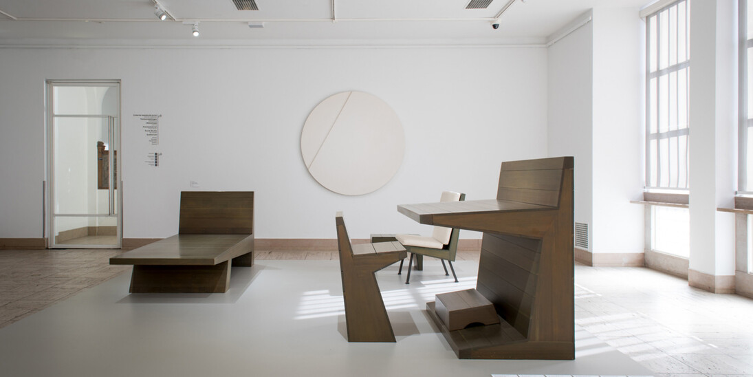 Dom Hans van der Laan and Ad Dekkers. Courtesy of Museum Boijmans Van Beuningen
