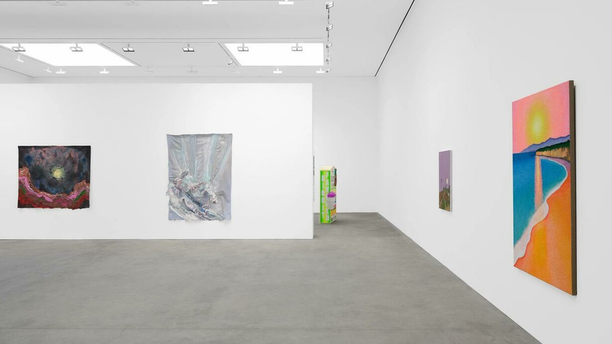 Various artists, California light and space (The 21st century version), exhibition view. Courtesy of David Zwirner Gallery