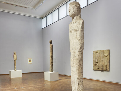 Herbert Boeckl und Hans Josephsohn, Archetypen des figuralen, ausstellungsansicht. Mit freundlicher genehmigung des Leopold Museums