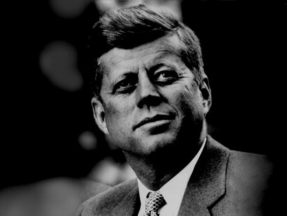 John F. Kennedy, presidente de EE UU entre 1961 y 1963