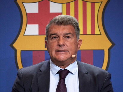 Joan Laporta actual presidente del Fútbol Club Barcelona