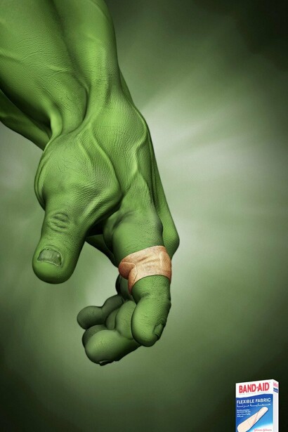 Anúncio de curativos "Band Aid"