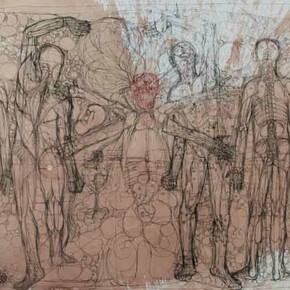 Hermann Nitsch, The last supper. Courtesy of the Nitsch Foundation 