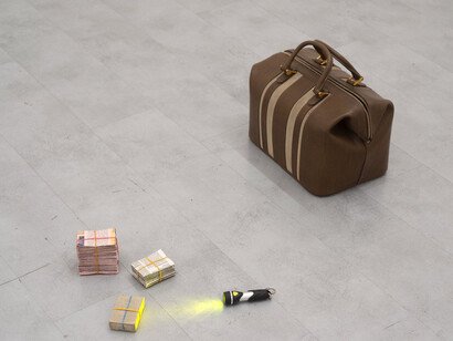 Artisti vari, Di traverso, vista della mostra. Per gentile concessione della Galleria de’ Foscherari