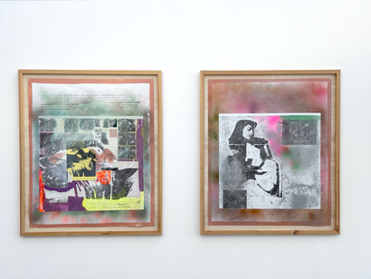 Anne-Mie Van Kerckhoven, Dudoute toaster absolu (AMVK 1981–2025), exhibition view. Courtesy of  Galerie Barbara Thumm 