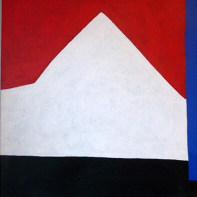 Stephen Brophy, Barn, 32 x 27, acrylic on canvas, 1990 (detail)