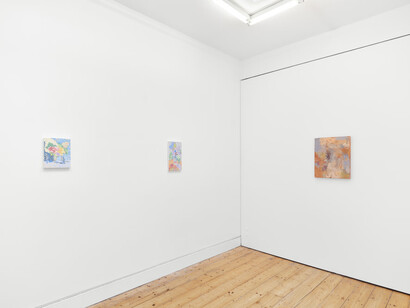 Peter Davies and Mary Ramsden, Kind of...exhibition view. Courtesy of The Approach Gallery