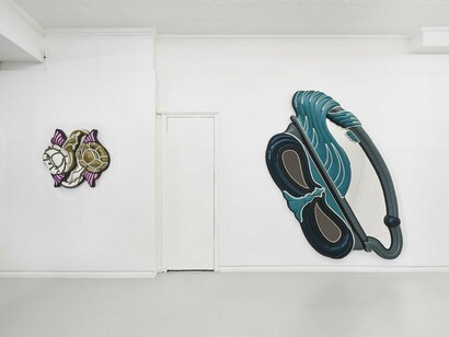 Hilliary Gabryel, Bedroom eyes, exhibition view. Courtesy of Mrs. 