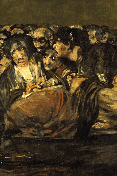 Francisco de Goya, El aquelarre (detalle), 1823
