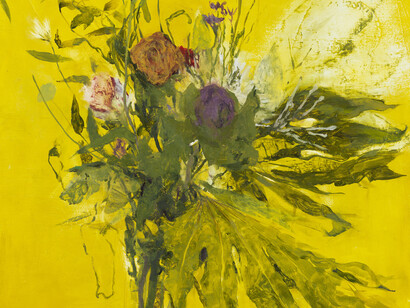 Jennifer Packer, Untitled, 2015, Oil on canvas on board, 51 x 53.5 cm, Courtesy: Corvi-Mora, London
