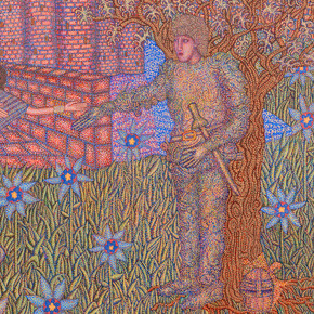 Nate Plotkin, Castle (detail), 2025. Courtesy of Shrine Gallery