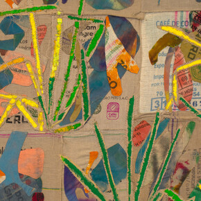 Alvaro Barrington, Grandma's yard, morning (detail), 2025, 2025. Courtesy of Sadie Coles HQ