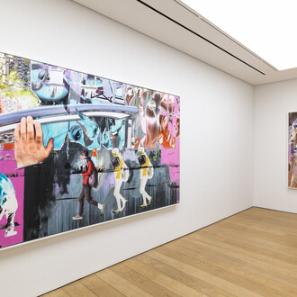 Urs Fischer, Eugène atget, exhibition view. Courtesy of Gagosian Gallery
