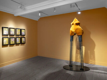 Kalliopi Lemos, A tide of roses, exhibition view. Courtesy of Gazelli Art House