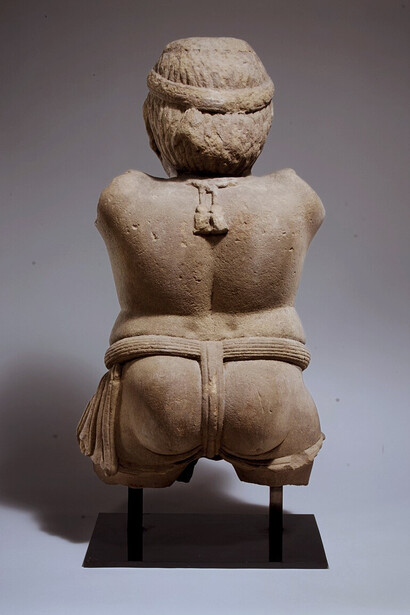 Yaksha sculpture, Madhya Pradesh, India. Collection of the Metropolitan Museum of Art, New York, USA