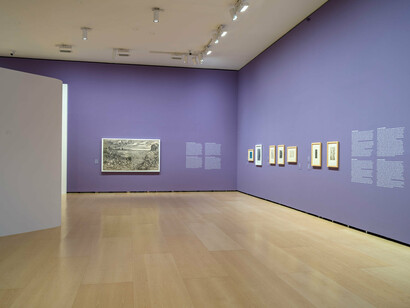 Obras maestras sobre papel de Budapest, vista de exhibición. Cortesía de Guggenheim Bilbao 