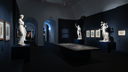 Los Farnesio en la Roma del siglo XVI, vista de exhibición. Cortesía del Museo Capitolino 