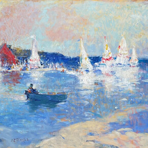 John Terelak, Race day, 2023. Courtesy of Cavalier Galleries 