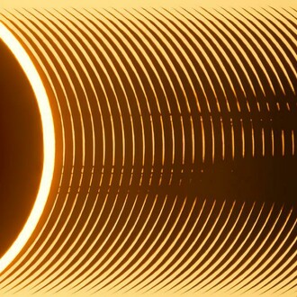 Ryan Imperio, Distorted shadows of the moon's surface created by an annular eclipse. Courtesy of National Maritime Museum