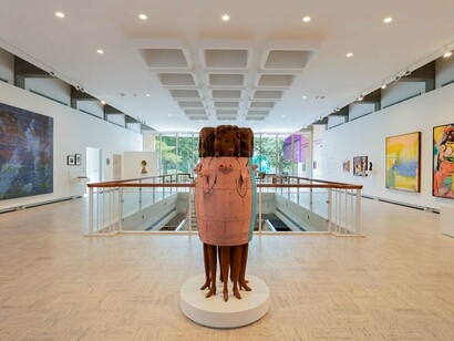 Installation View, re: collections, Six Decades at the Rose Art Museum, Rose Art Museum, Brandeis University, Julia Featheringill Photography