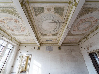 Soffitto della palazzina Comando