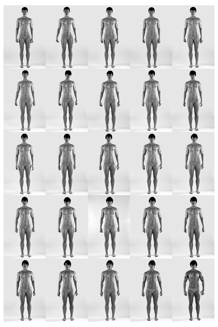 Heather Cassils, Time Lapse (Front), 2011