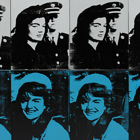 Andy Warhol, Sixteen Jackies. Cortesia della Fondazione Palazzo Strozzi